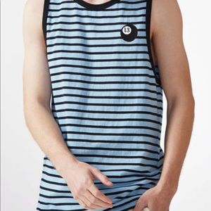 Black and blue  tank top